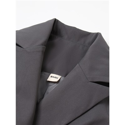 Жилет женский MINAKU: Safari, цвет графитовый, размер 46