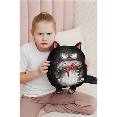 Подушка декоративная игрушка Кот обнимашка 27*27 НАТАЛИ, 1092530