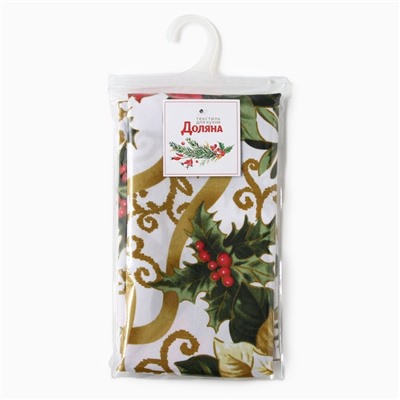 Дорожка «Доляна. Праздничные украшения», 40×145 см, 100% п/э, 140 г/м²