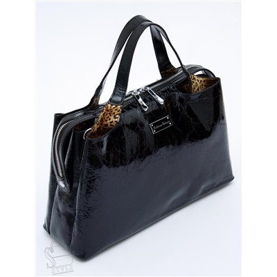 Сумка женская кожаная 9613-1S black Velina Fabbaino-Safenta