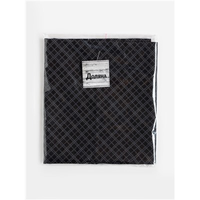 Фартук «Доляна. Папа готовит лучше всех», черный, 60×70 см, 100% хлопок, рогожка 160 г/м²