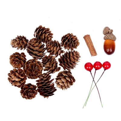 Новогодний декор «Пряные шишки»
