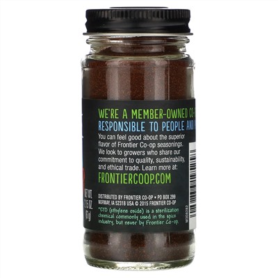 Frontier Natural Products, Chipotle, копченый красный перец халапеньо, 61 г (2,15 унции)
