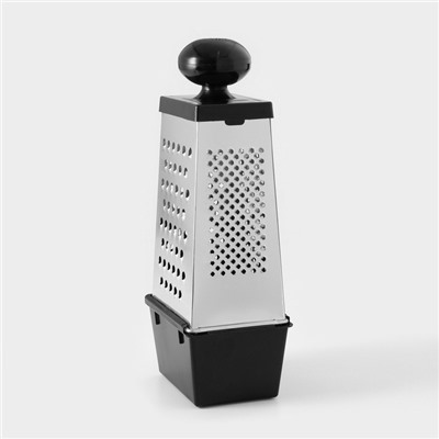 Тёрка «Комфорт», 4 грани, с контейнером 450 мл, 28×12×9 см, цвет МИКС