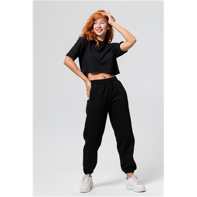 Брюки женские с начесом 14432 (Черный)