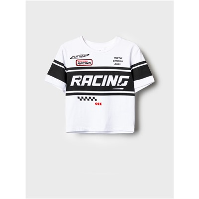 Фуфайка трикотажная для девочек (футболка)