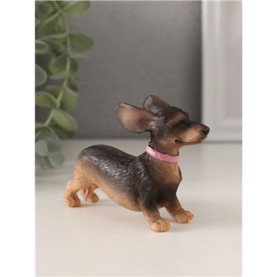 Фигурка полистоун «Такса с летящими ушами», 10×3×6.5 см