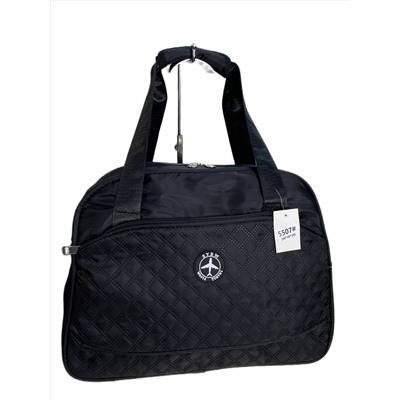 Дорожная сумка из текстиля, цвет черный
