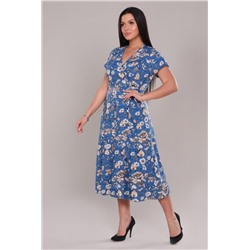 Платье 6738 (Синий)