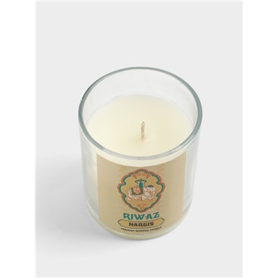 Свеча ароматическая в стекле «Нарцисс», соевый воск, 120 г