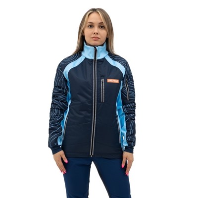 Куртка утеплённая ONLYTOP, синяя, размер 42