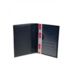 Обложка на паспорта из натуральной кожи, цвет черный