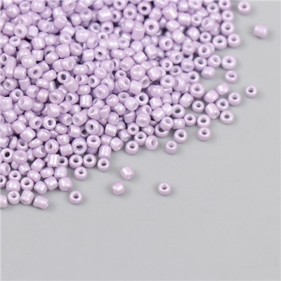 Бисер стекло 12/0 «Нежная сирень», зефирный, 450 г