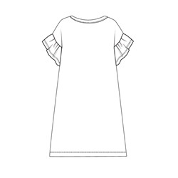 Сорочка ночная трикотажная для девочек