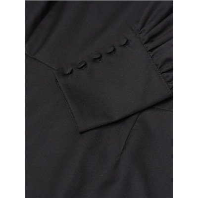 Платье мини женское MINAKU: Casual Collection, чёрное, размер 44