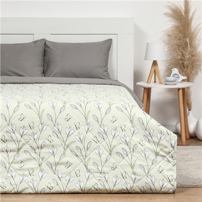 Покрывало 1.5-спальное LoveLife Tulips, 150×230±5 см, жатка