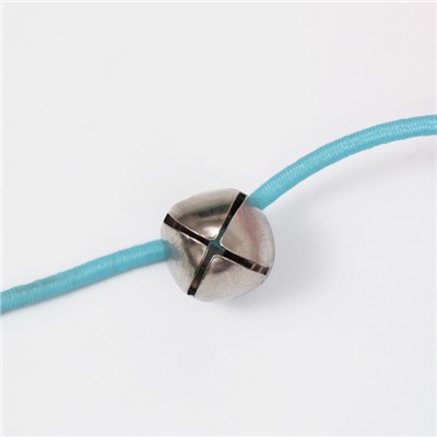 Дразнилка-удочка «Гусеница с перьями», ручка 49 см, голубая