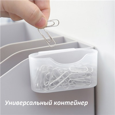 Подвесные контейнеры на дверцу холодильника (2 шт.), пластик, с зажимом