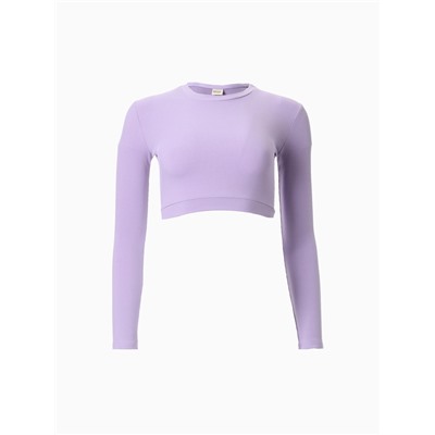 Лонгслив женский MINAKU: Casual Collection, сиреневый, размер 44