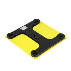 Весы напольные Luazon LVE-006, электронные, до 180 кг, 2хAAA (не в комплекте), жёлтые