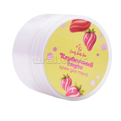 Набор бурлящих шаров "Candy bath bar" 370г Клубничный десерт