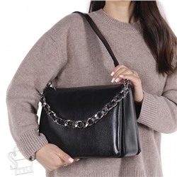 Сумка женская кожаная 3680VG black Vitelli Grassi