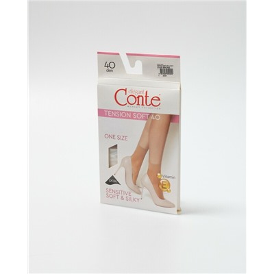 Полиамидные CONTE TENSION SOFT 40  Носки женские