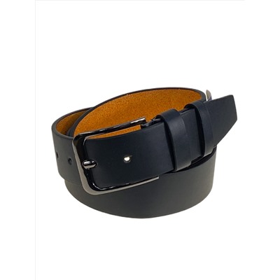 Ремень мужской из искусственной кожи, цвет черный