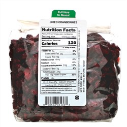 Bergin Fruit and Nut Company, Сушеная клюква, 340 г (12 унций)