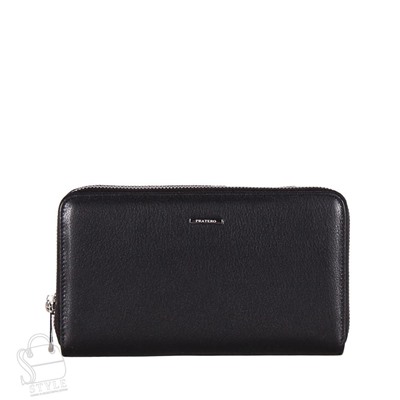 Клатч мужской кожаный 20939 black Pratero