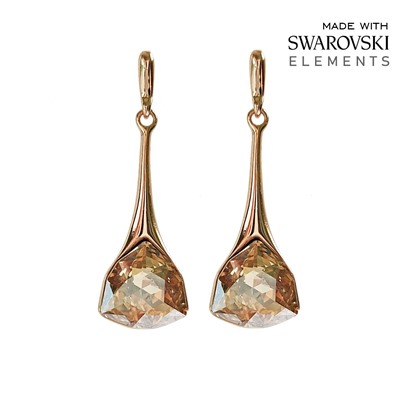 Серьги с кристаллами Swarovski