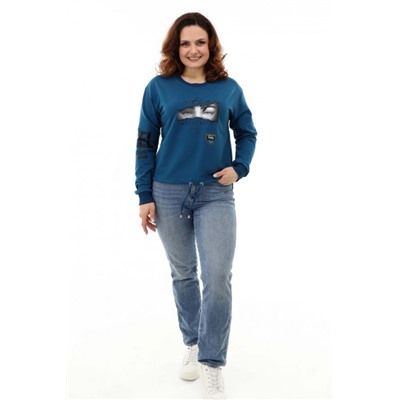 Толстовка 50519 (Петроль)