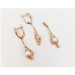 Комплект серьги и кулон