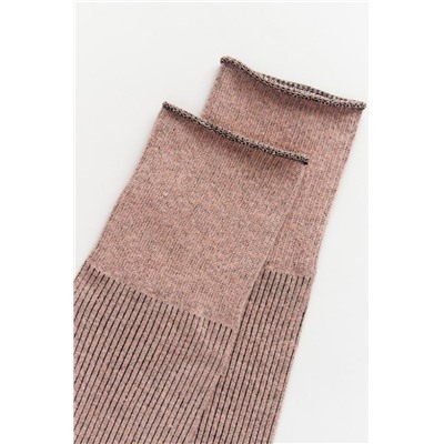 Гольфы женские Ретро (набор 2 пары) (Пудра)