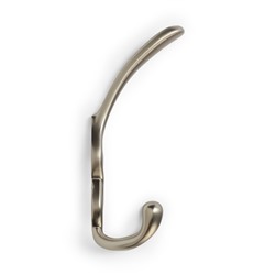 Крючок мебельный CAPPIO PIGTAIL, трехрожковый, цвет матовый сатиновый никель