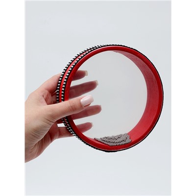 Музыкальный инструмент Барабан Шум Моря Music Life красный, 15 см