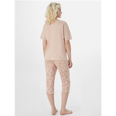 КОМПЛЕКТ ЖЕНСКИЙ (ФУТБОЛКА, БРИДЖИ) 592370