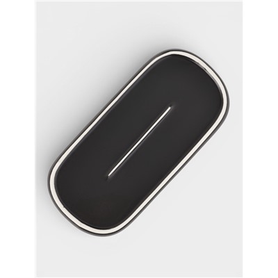 Чайная пара «Мрамор», 2 предмета: чашка 250 мл, блюдце 13.5×11×1 см, керамика, чёрная