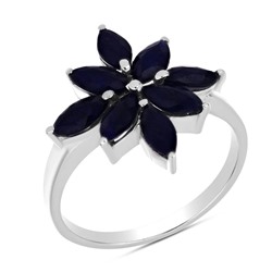 Кольцо, сапфир корунд, Мирра