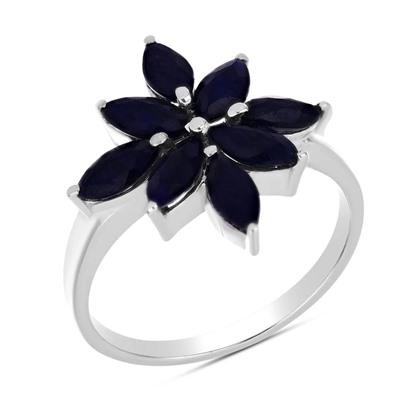 Кольцо, сапфир корунд, Мирра