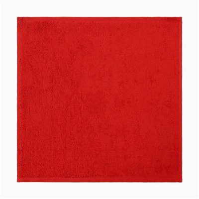 Набор махровых полотенец Этель «Санта» 30×30 см-4 шт., хл 340 г/м²