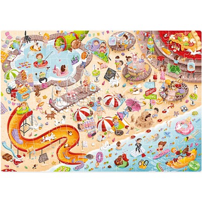 Пазл 120 "Летний курорт" Виммельбух