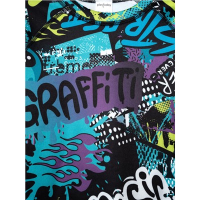 Термокомплект трикот. для мальчиков: фуфайка (футболка) с длин. рук, брюки