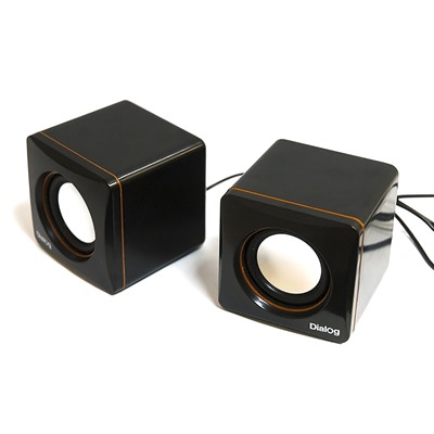 Компьютерная акустика Dialog Colibri AC-04UP 2.0 (black/orange)