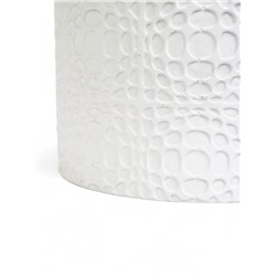 УЦЕНКА Горшок цветочный «Иллюзия» белый цилиндр №2, 2 л