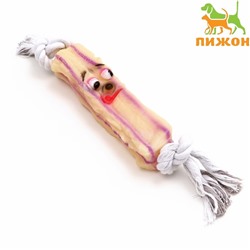 Игрушка на канате «Грустная палка» для собак, 30 см (игрушка 15.5 см)