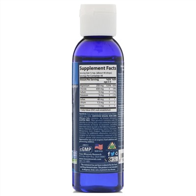 Trace Minerals Research,  ConcenTrace, капли с микроэлементами, 118 мл