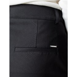 Юбка из плотной эластичной ткани из хлопка с нейлоном