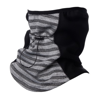 Бафф спортивный с фильтром «Мастер К», для защиты от ветра и пыли, мужской, серо-чёрный