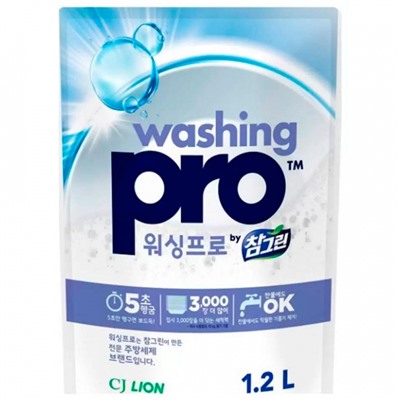 LION WASHING Pro Refill Средство для мытья посуды 1200 мл 34708